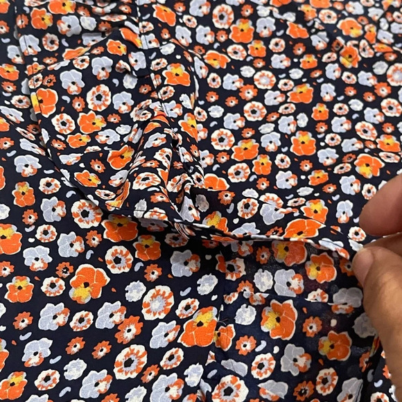 Madison Jules Floral Fluffer Sleeveless V Neck Top Blouse Size S - Picture 14 of 14